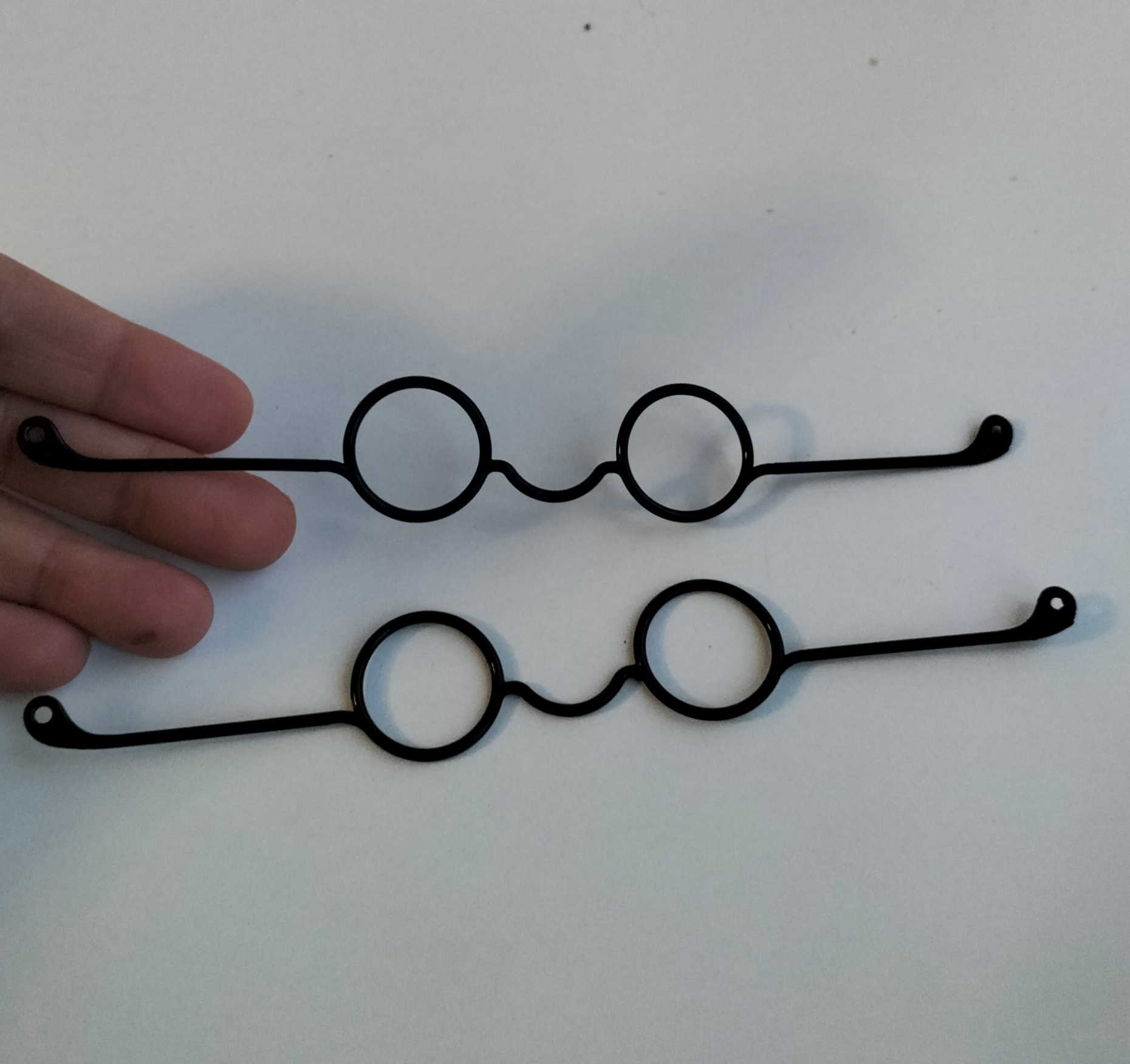 Dikilebilir Gözlük Siyah 2 adet