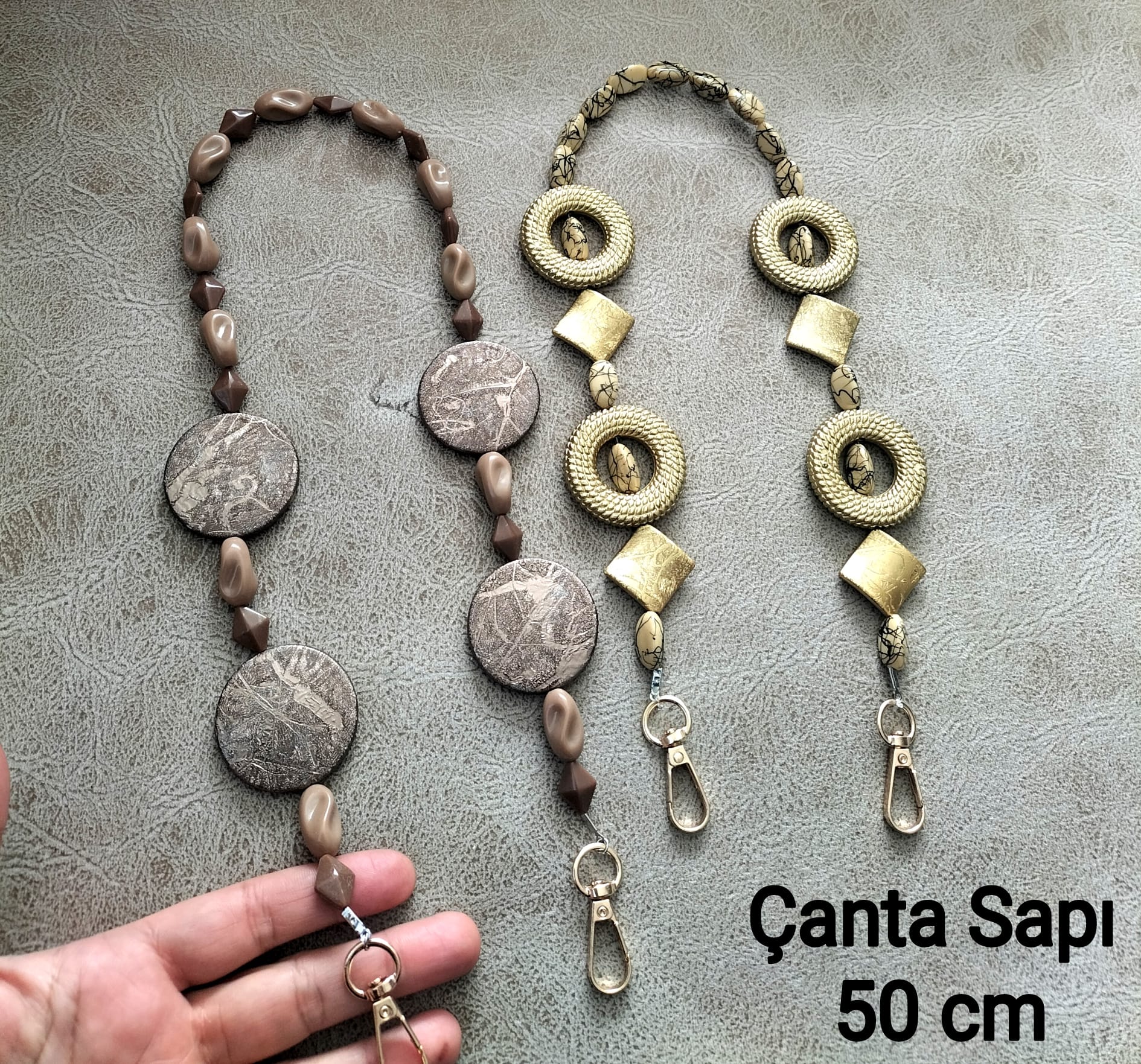 Çanta Sapı Boncuklu 1 adet