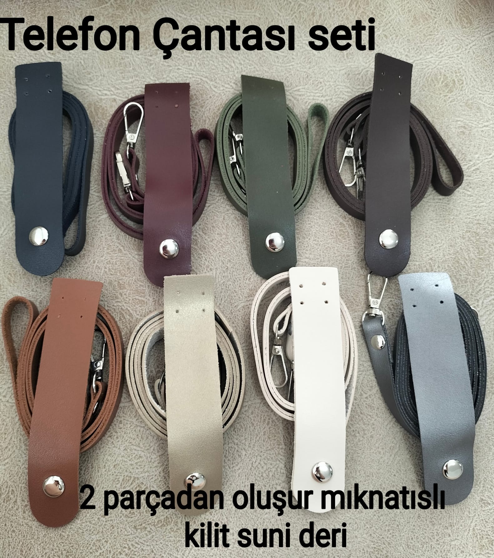 Telefon Çantası Seti (askı+kilit)