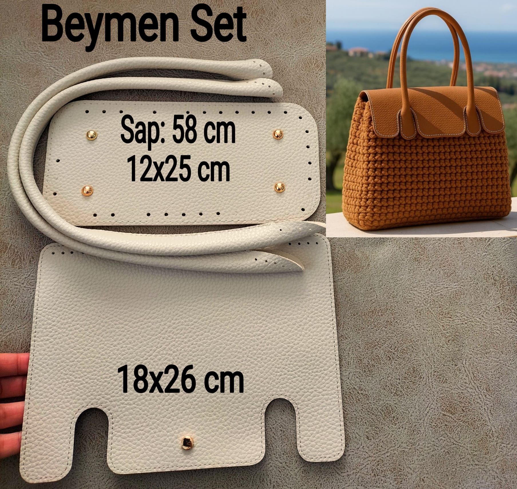 Beymen Çanta Seti 3 parça