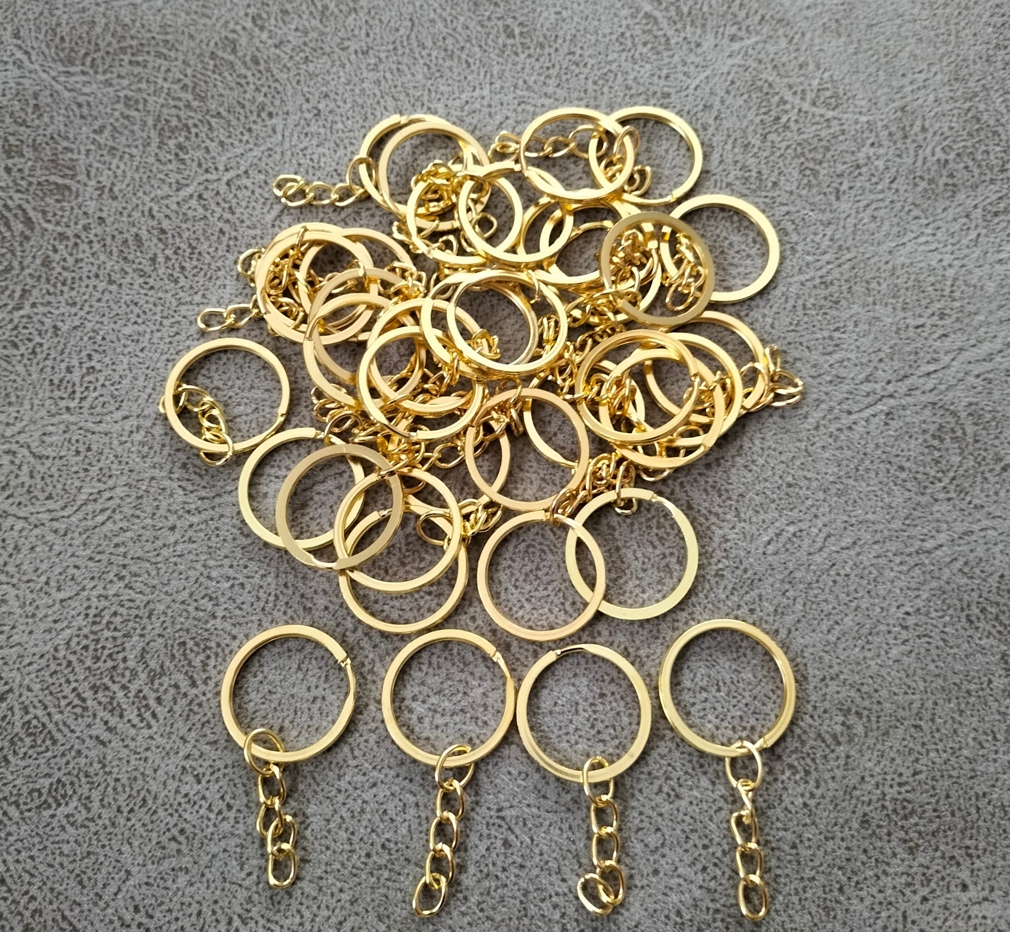Anahtarlık Halkası Gold 50 adet