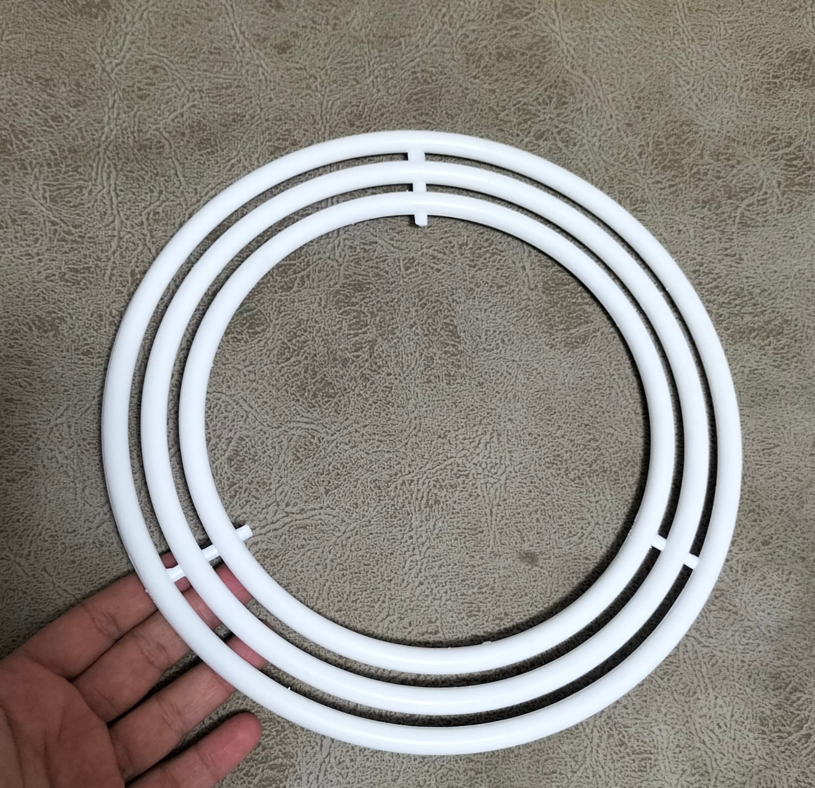 Plastik Makrome Halkası,Düş kapanı 3’lu 24x22x19 cm Büyük