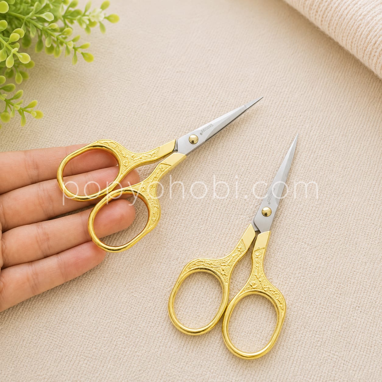 Retro Makas, Vintage Makas Gold 13 cm