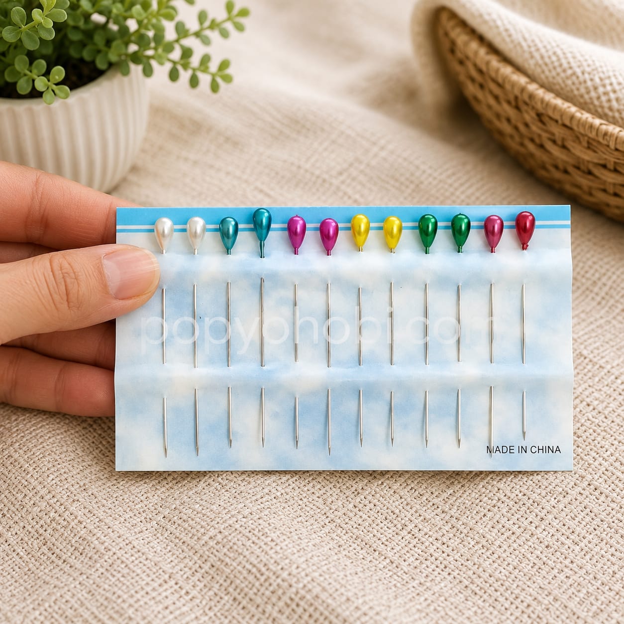Sabitleme İğnesi uzun 5,5 cm (12 adet)