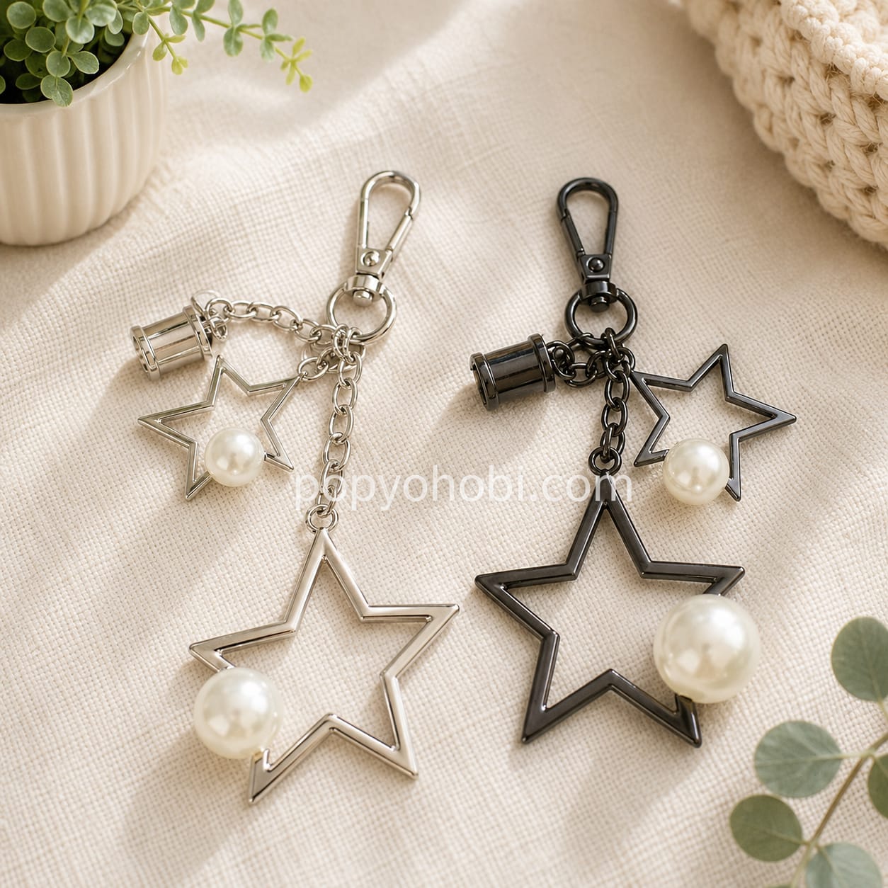 Çanta süsü, anahtarlık Yıldız