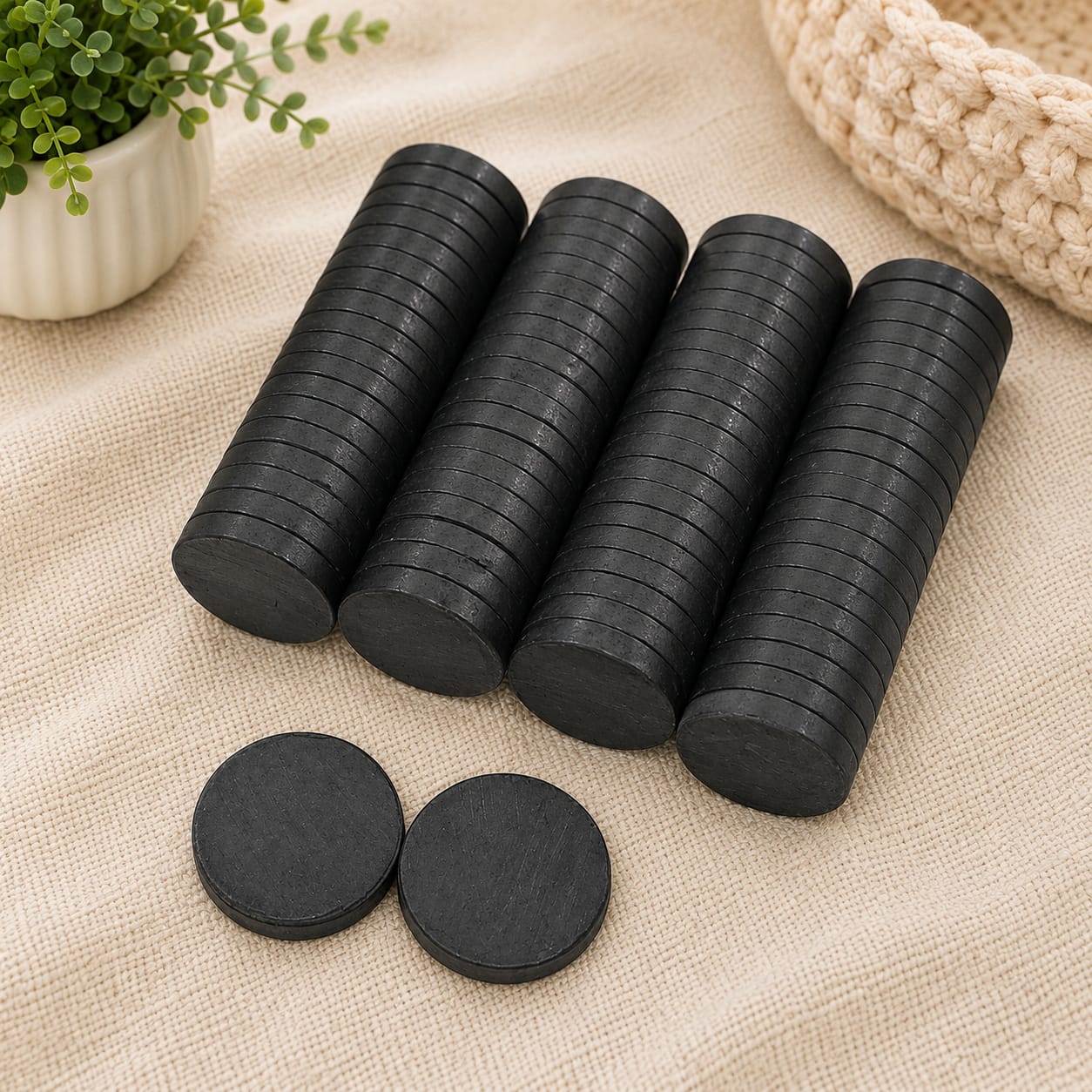 Mıknatıs Magnet 17 mm 100 adet