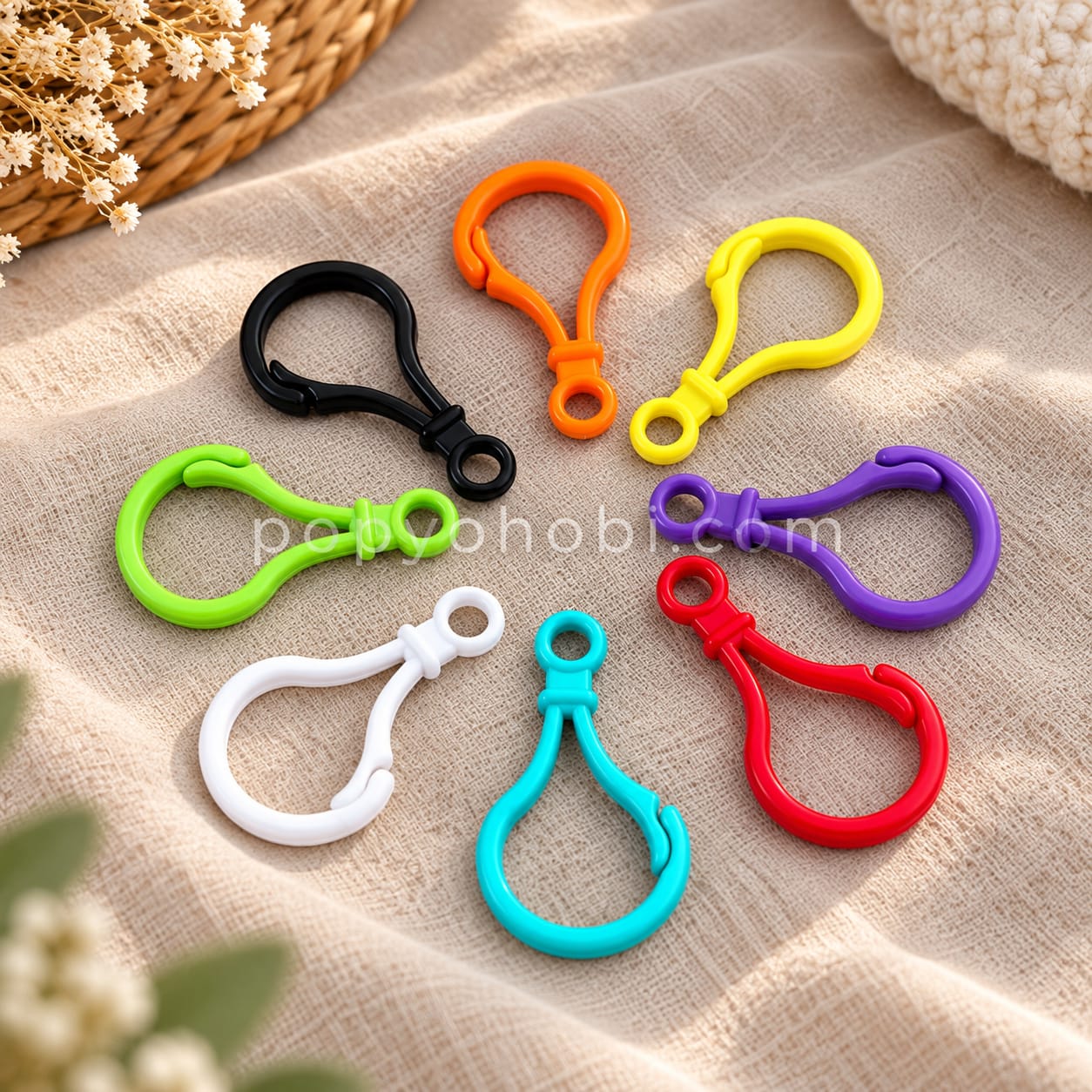 Plastik Emzik Klips 4 cm (10 adet)