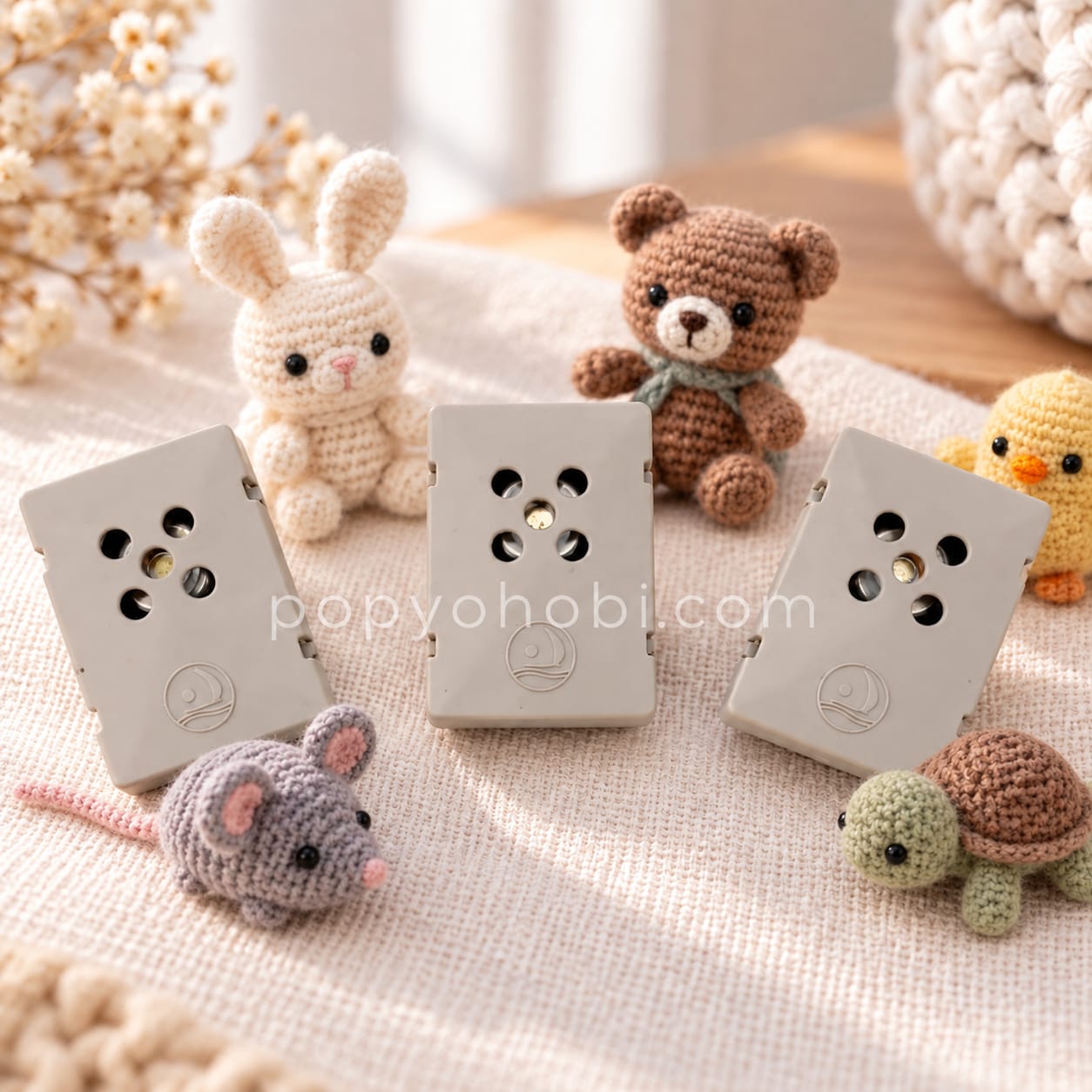 Amigurumi Hayvan Sesleri 5x4 cm