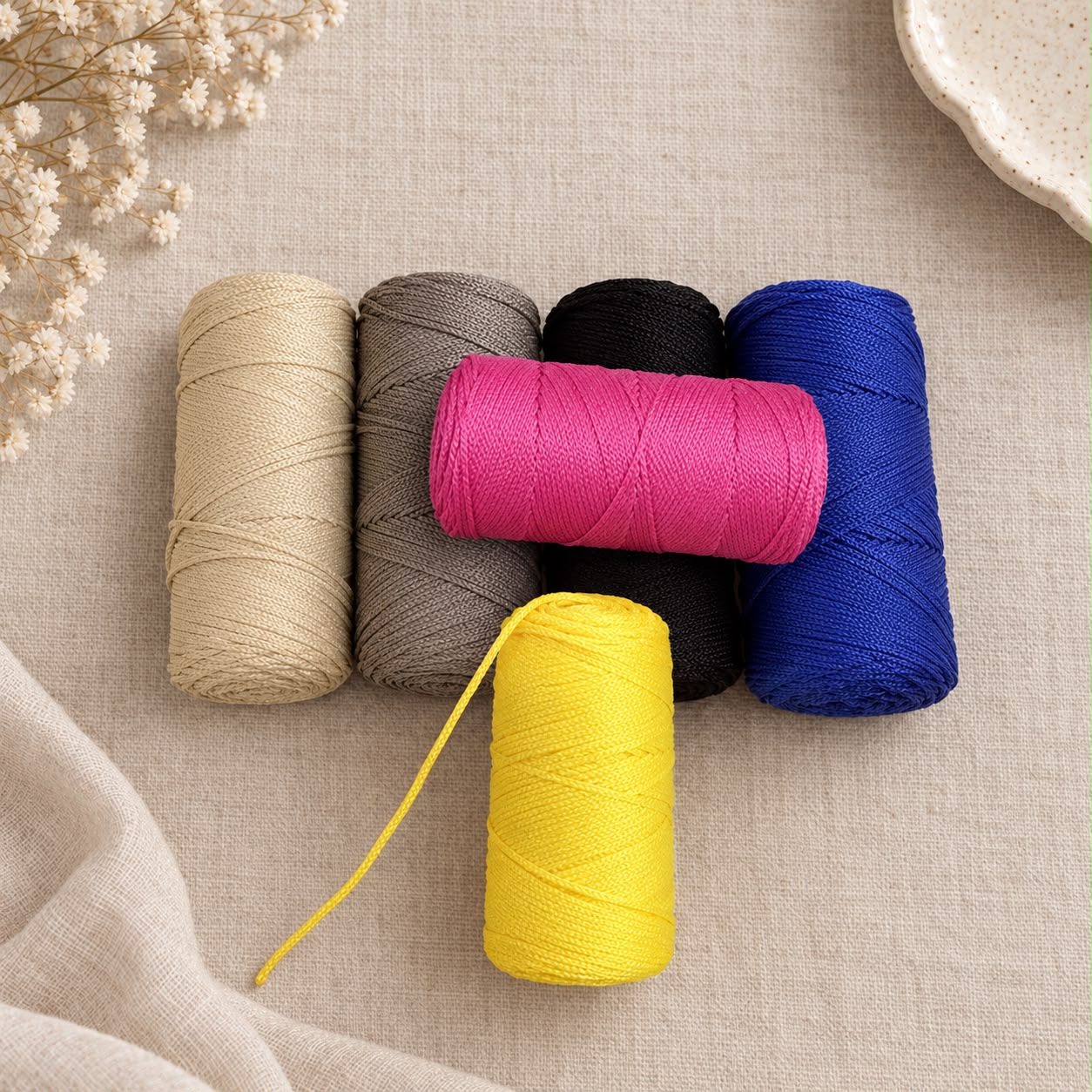 Polyester Makrome ve Çanta İpi no:4